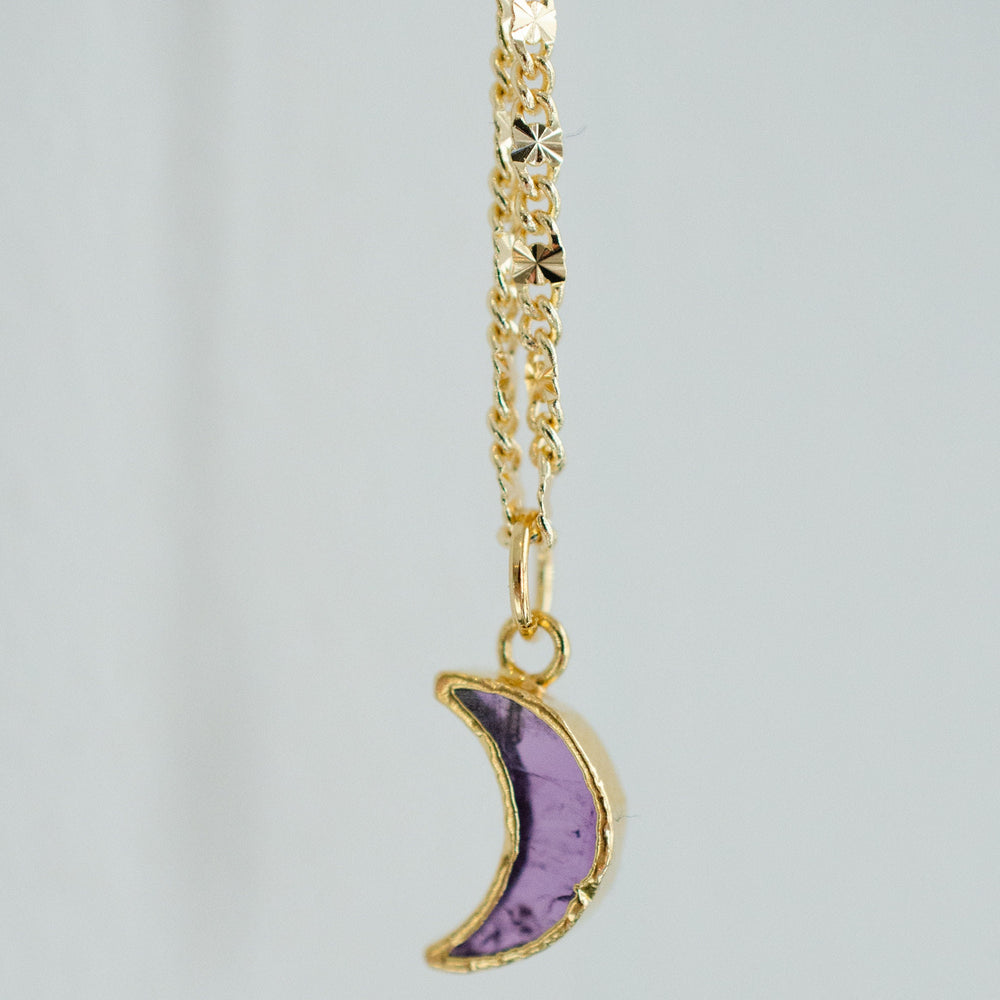 Moon Gemstone Necklace
