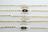 Gemstone Pull Tie Bracelets