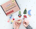 DIY Ornament Painting Kit, Christmas Craft kit, Christmas ornament Kit, Painting kit for kids, Painting kit for adults, Holiday kit,Woodland