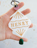 Name Ornament, Personalized Christmas Ornament, Custom Colorful holiday decor, Keepsake Ornament, Beaded ornament, Personalized Gift
