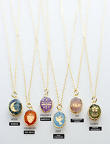 Gemstone Symbol Necklaces
