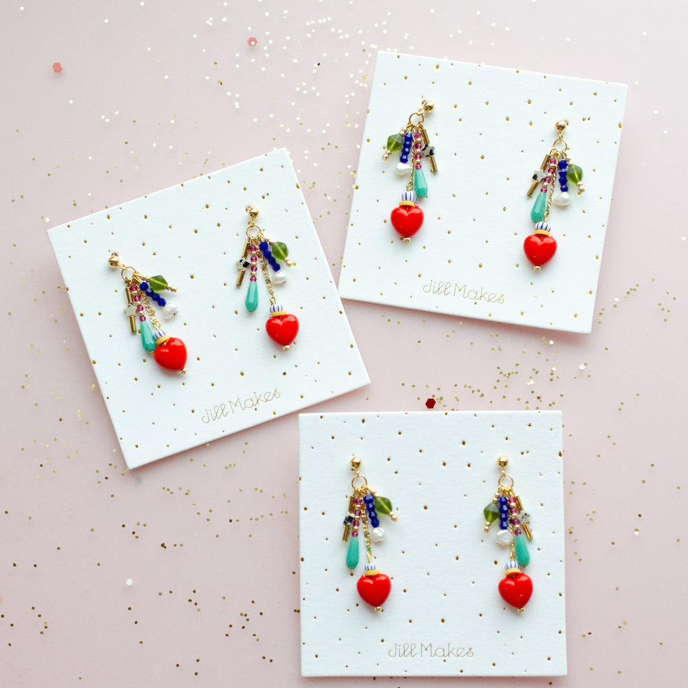 Maggie Heart Earrings