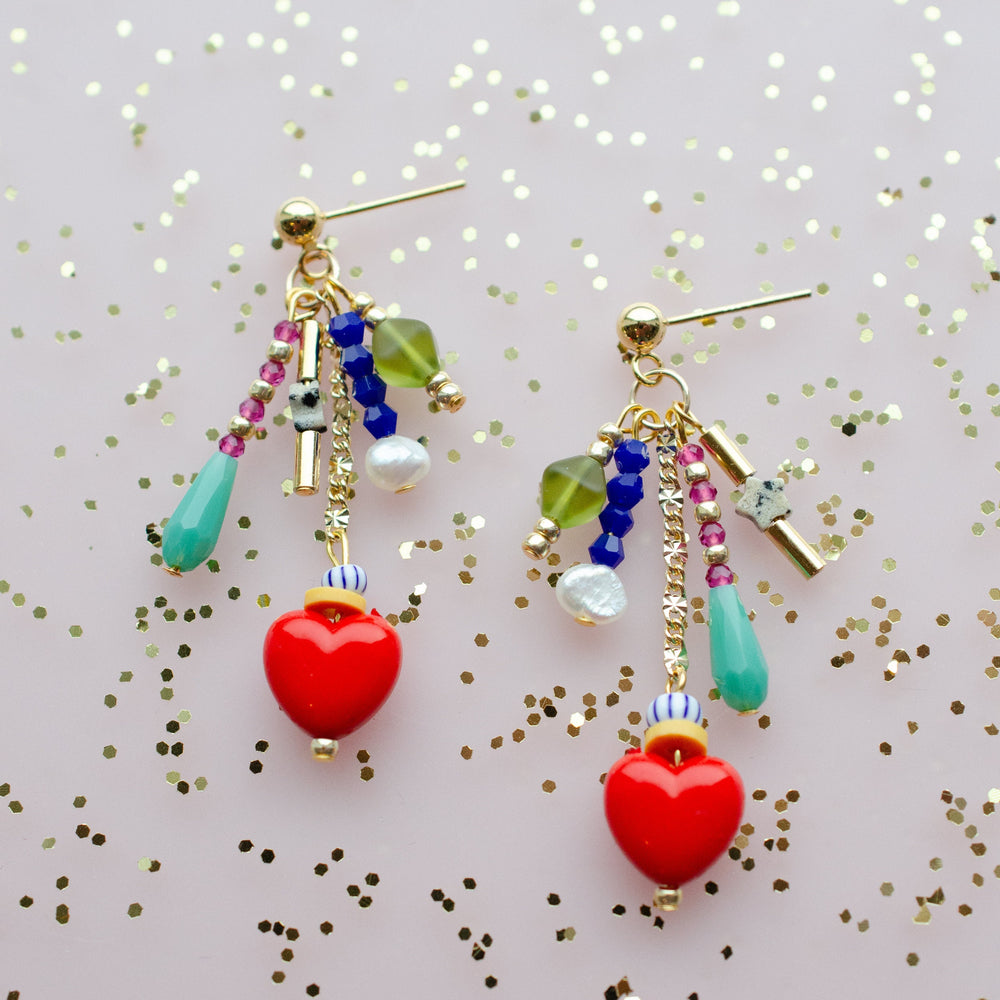 Maggie Heart Earrings