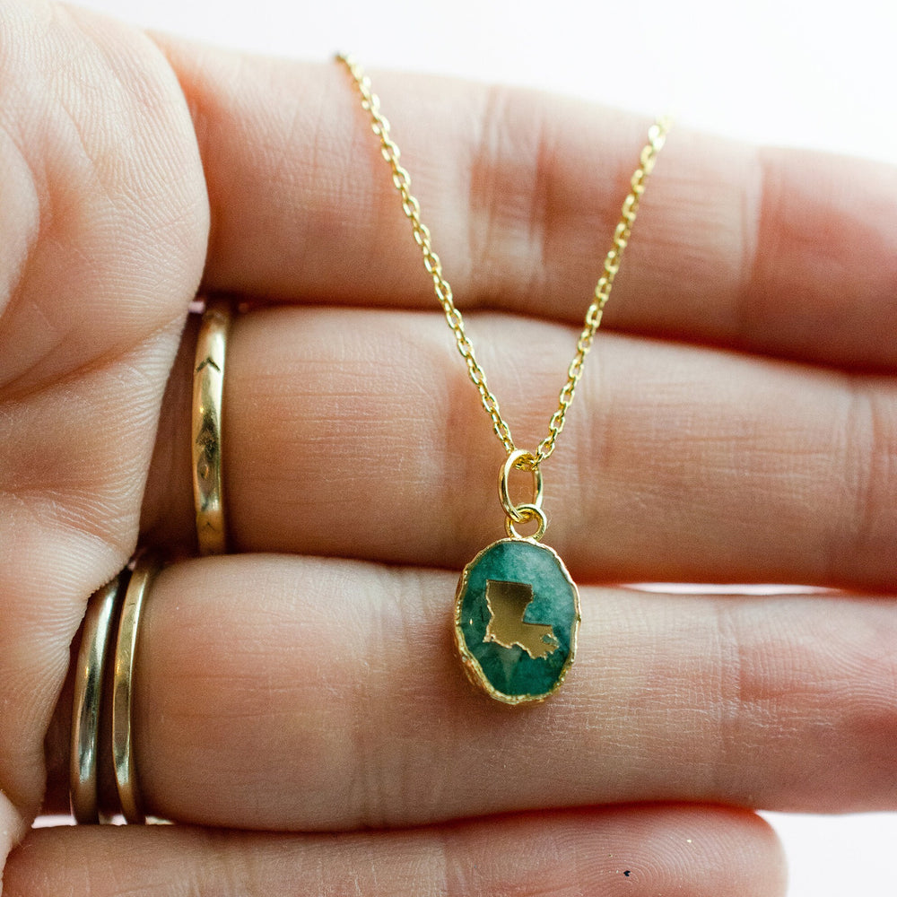 Louisiana Gemstone Necklace