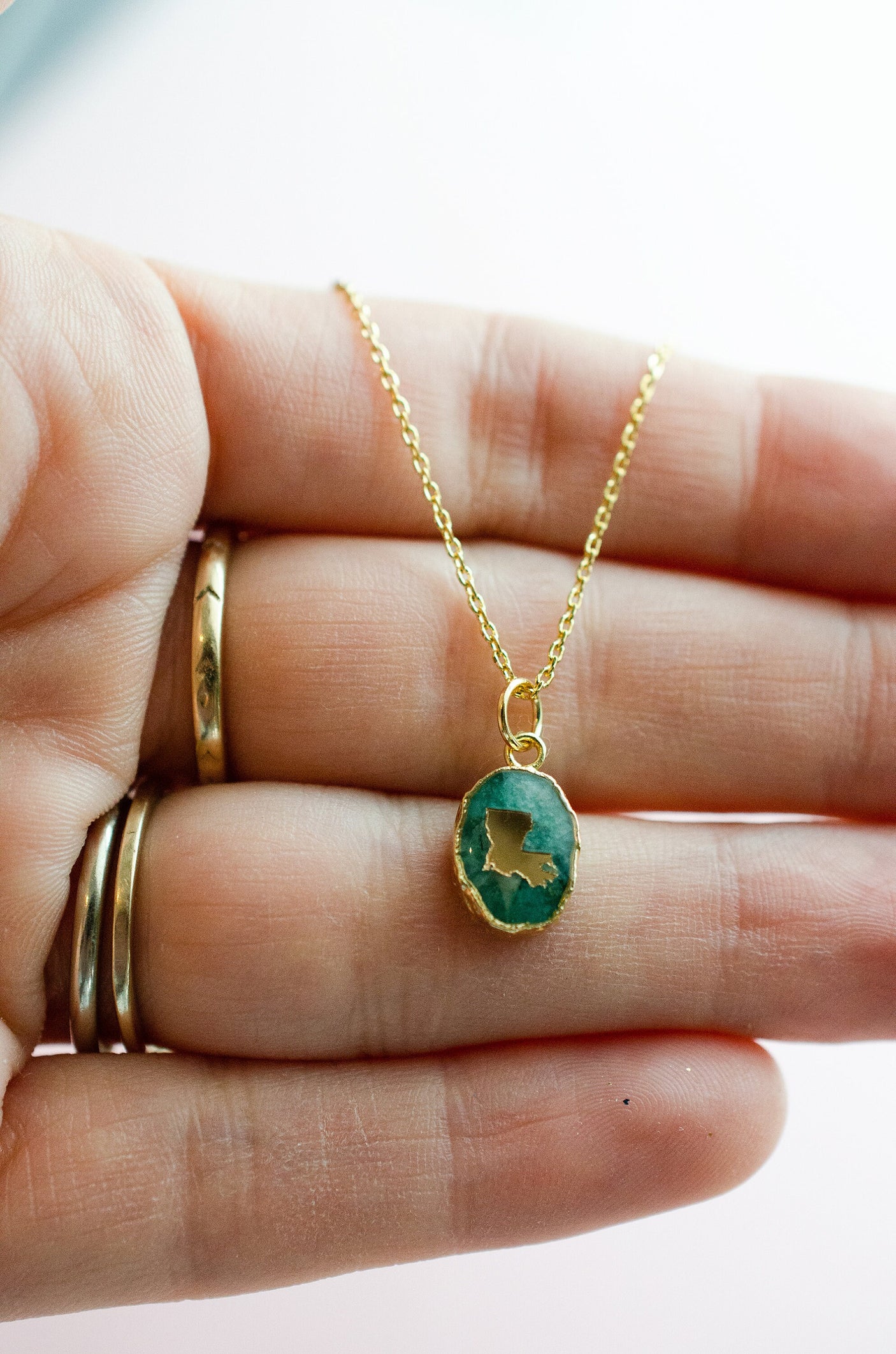 Louisiana Gemstone Necklace