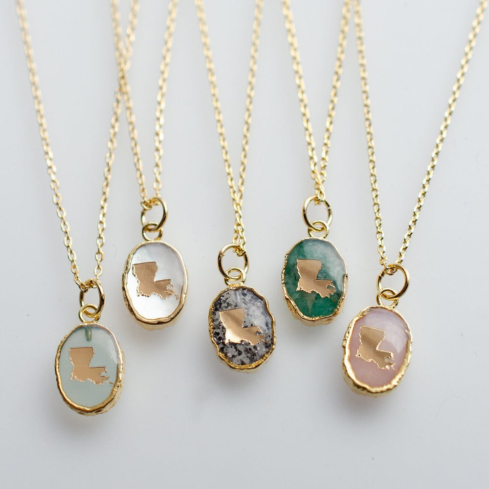 Louisiana Gemstone Necklace