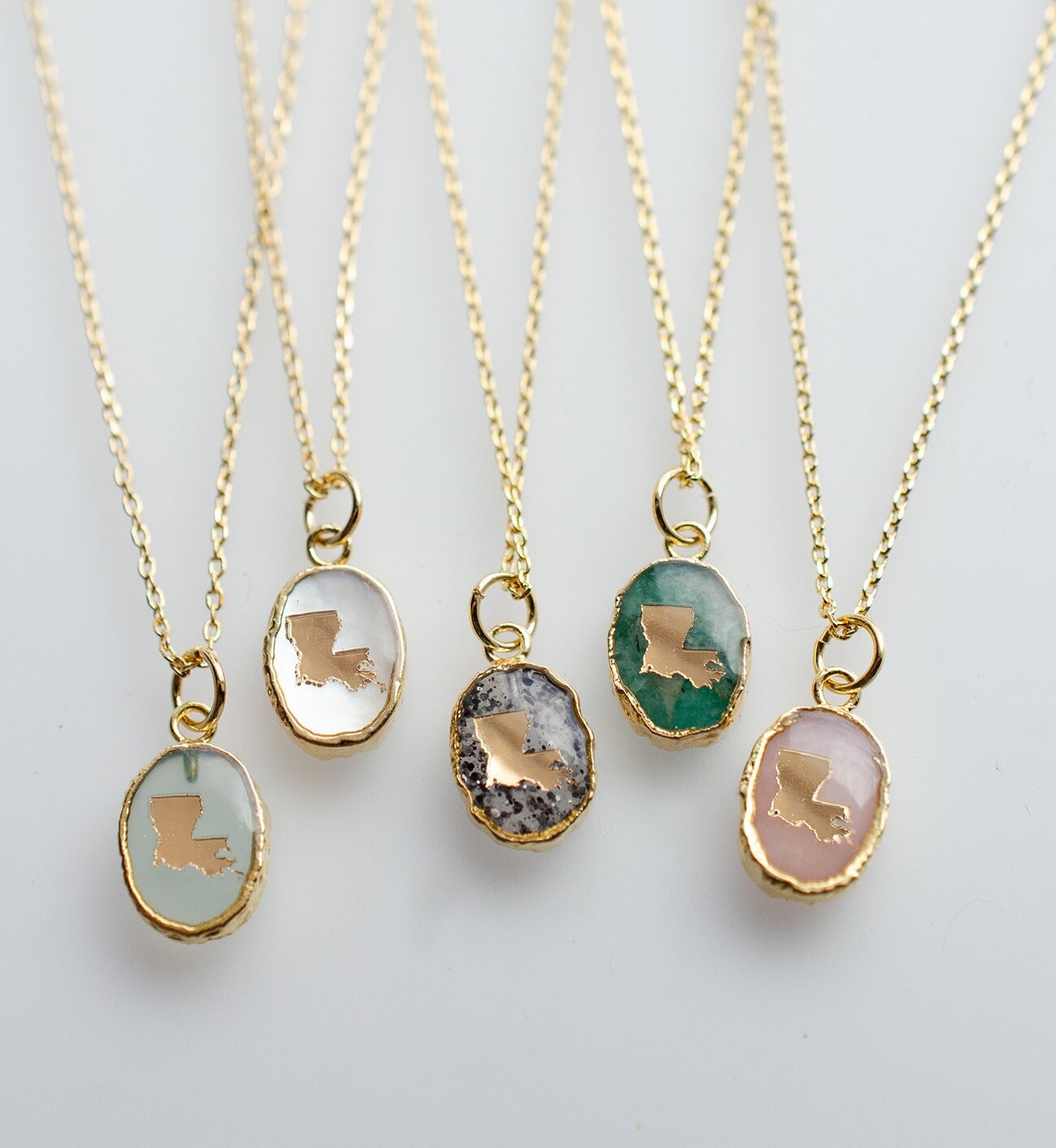 Louisiana Gemstone Necklace