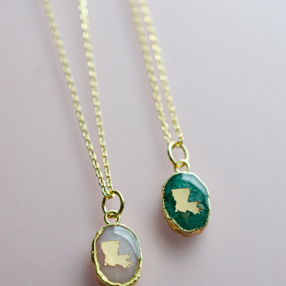 Louisiana Gemstone Necklace