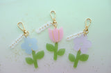 Personalized Flower Keychain