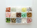 diy beads, mix beads, assorted bead kit, natural stone beads, jewelry making kit, friendship bead kit, colorful beads, craft kit, BM107
