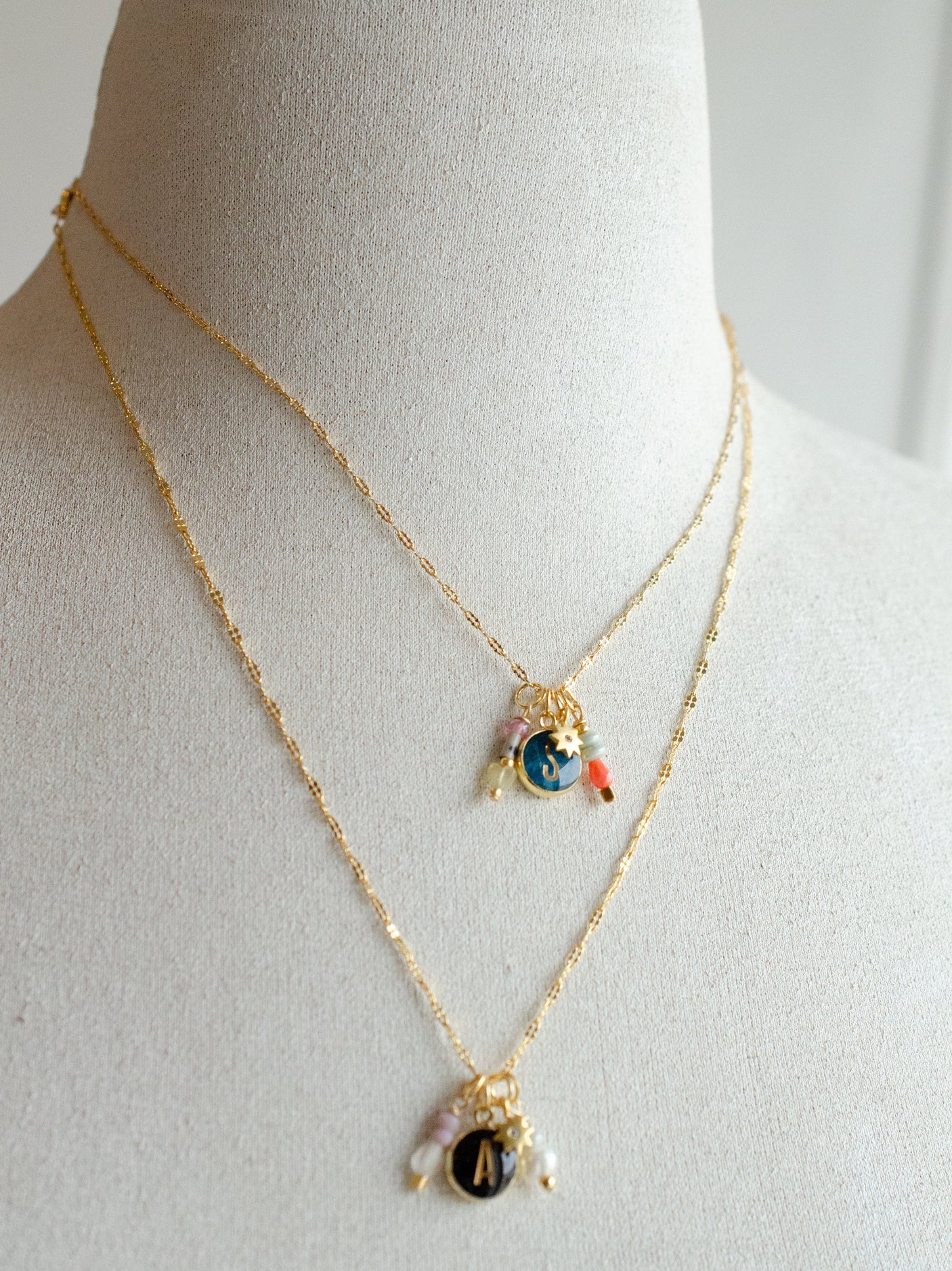 Initial Charm Necklace