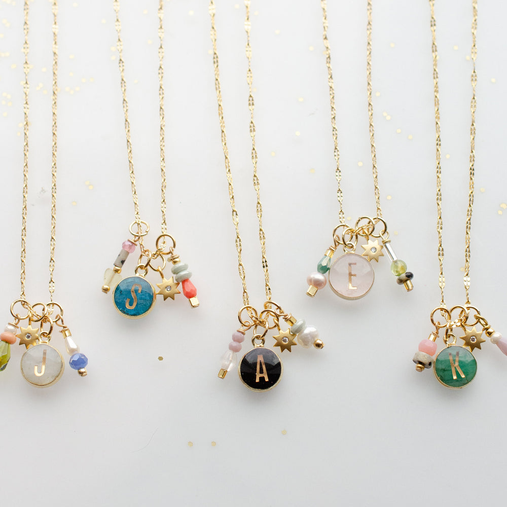 Initial Charm Necklace