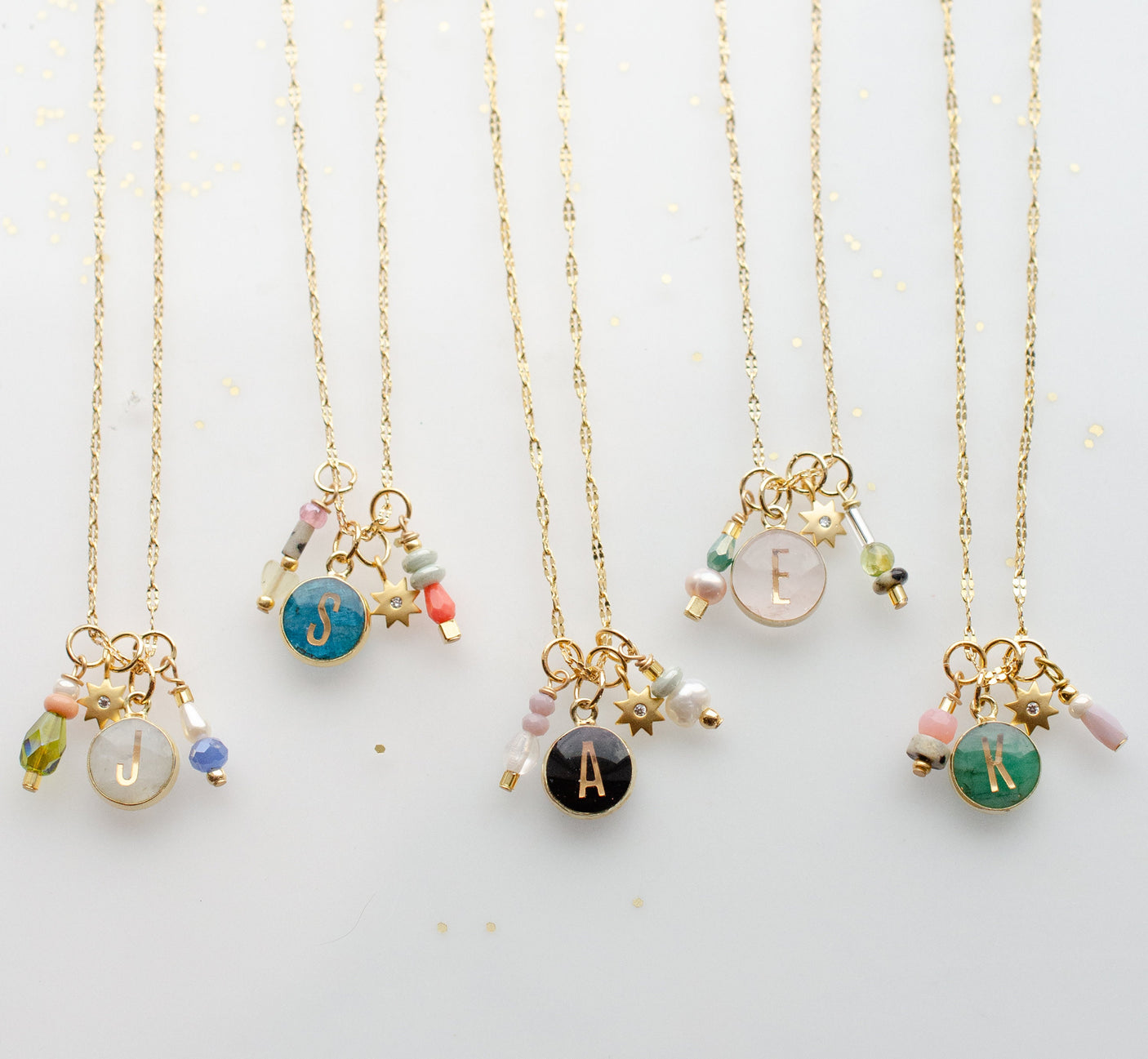 Initial Charm Necklace