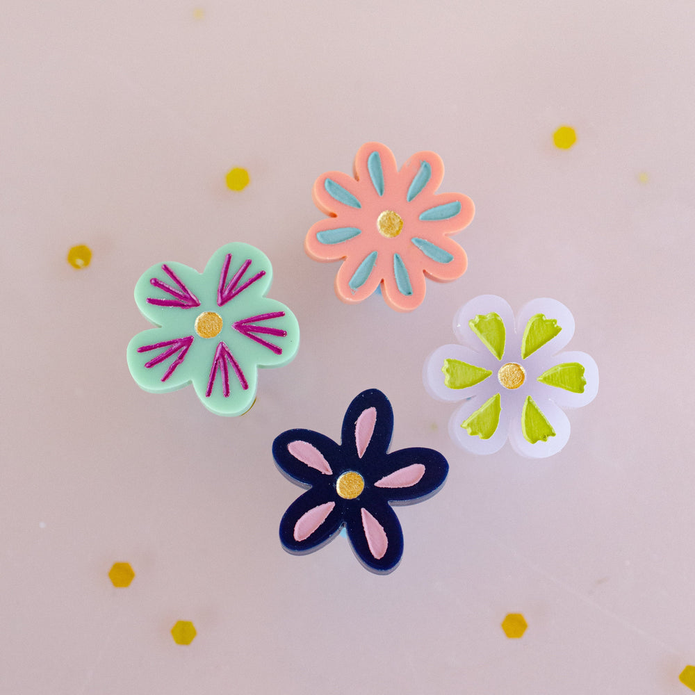 Flower Stud Earrings