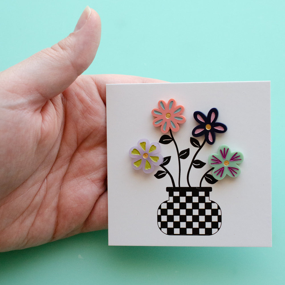 Flower Stud Earrings