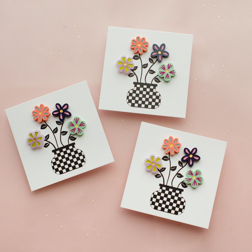 Flower Stud Earrings