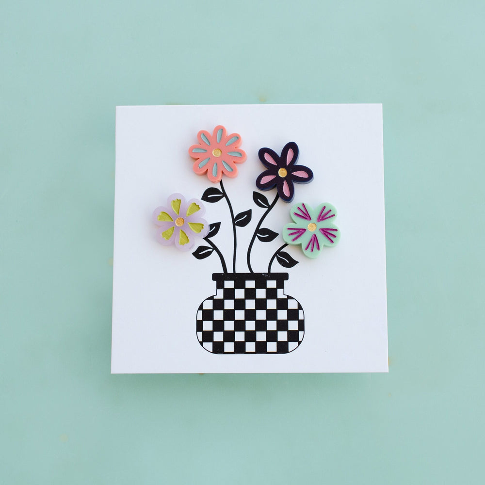 Flower Stud Earrings