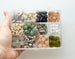 diy beads, mix beads, assorted bead kit, natural stone beads, jewelry making kit, friendship bead kit, colorful beads, craft kit, BM105