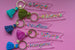 Personalized Name keychain, Custom Tassel Clear keychain, bridesmaid gifts, personalized gift, colorful acrylic, name keychain with tassel