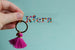 Personalized Name keychain, Custom Tassel Clear keychain, bridesmaid gifts, personalized gift, colorful acrylic, name keychain with tassel