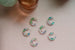 Hand Painted Hoops, colorful hoop earrings statement earrings, gifts for her, statement jewelry, flower earrings