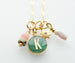 Initial Charm Necklace, Personalized initial necklace, monogram initial, round custom initial, round letter pendant, layering necklace