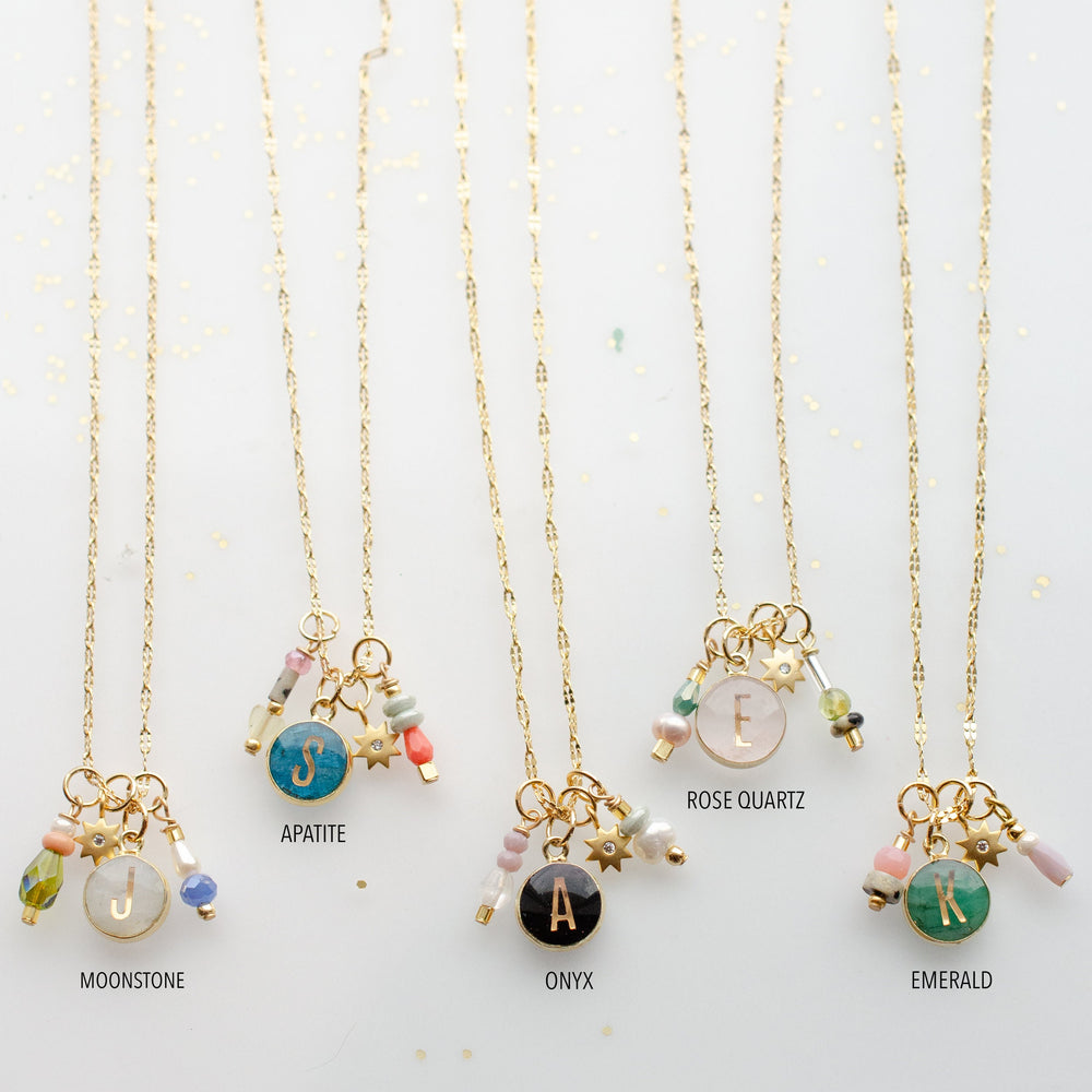 Initial Charm Necklace