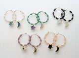 Celestial Hoop Earrings