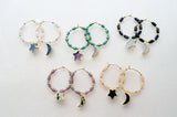 Celestial Hoop Earrings