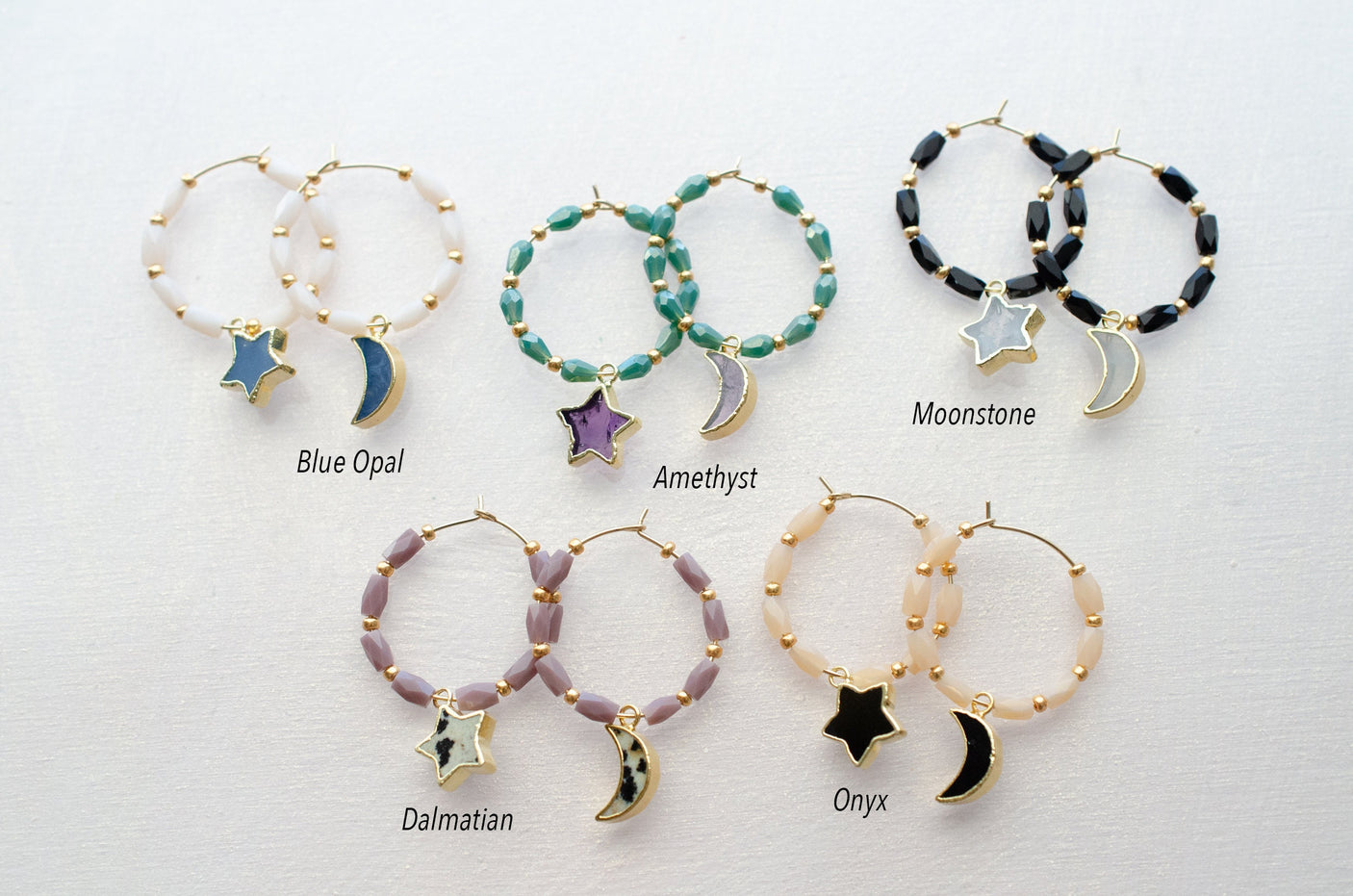 Celestial Hoop Earrings