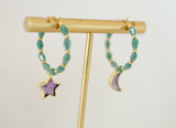 Celestial Hoop Earrings