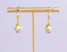 Strawberry Hoop Earrings, Beaded Earrings, Fruit Earrings, summer earrings, hoop earrings, berry earrings, strawberry dangle earrings,
