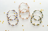 Ophelia Beaded Hoops