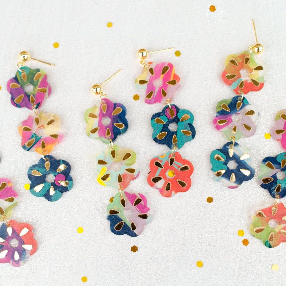 Delilah Flower Earrings