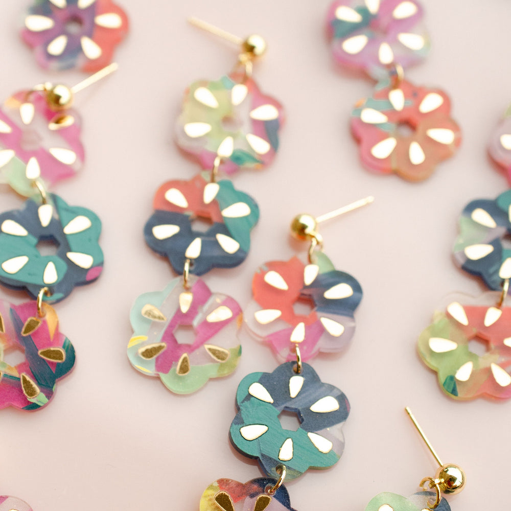 Delilah Flower Earrings
