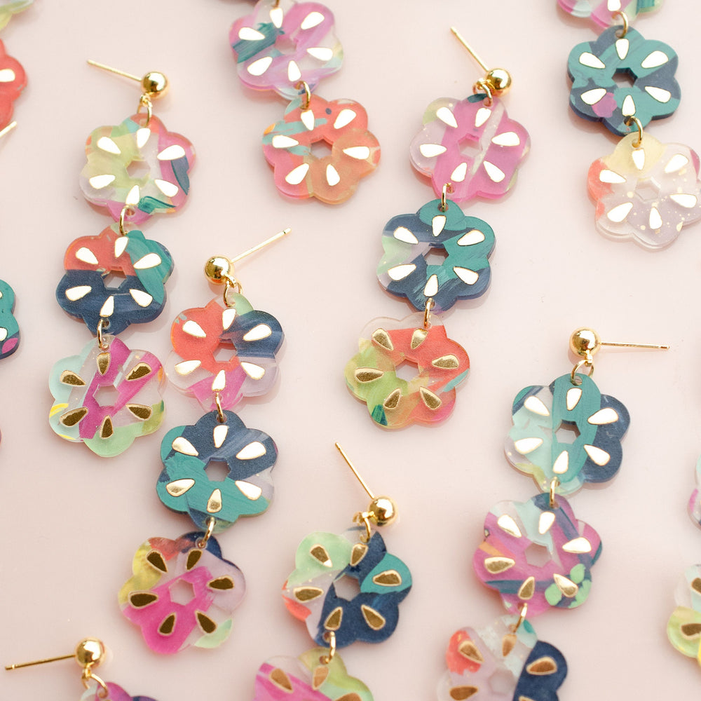 Delilah Flower Earrings