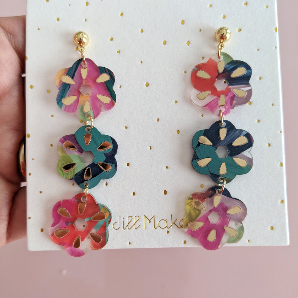 Delilah Flower Earrings
