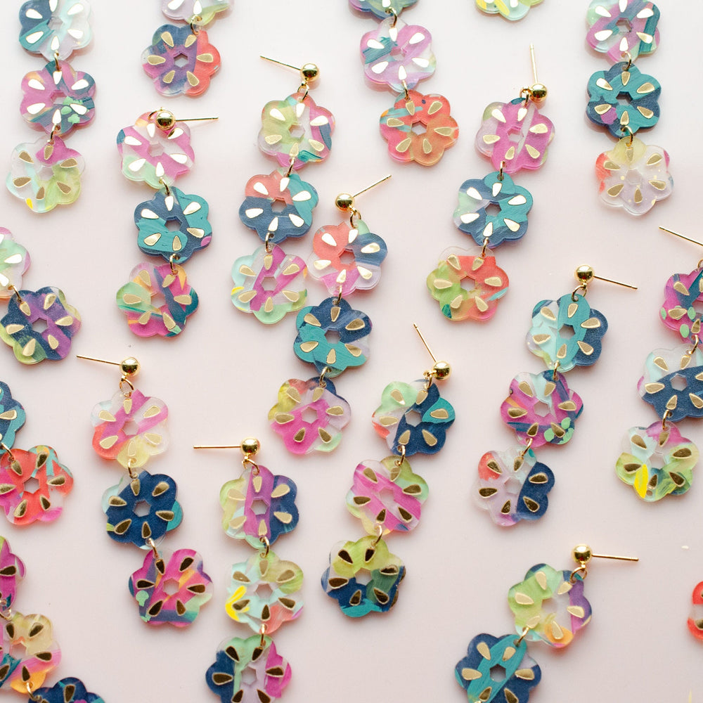 Delilah Flower Earrings