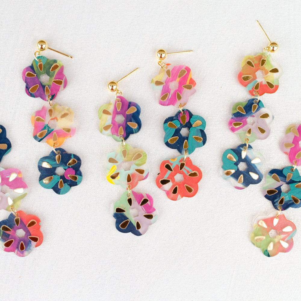 Delilah Flower Earrings