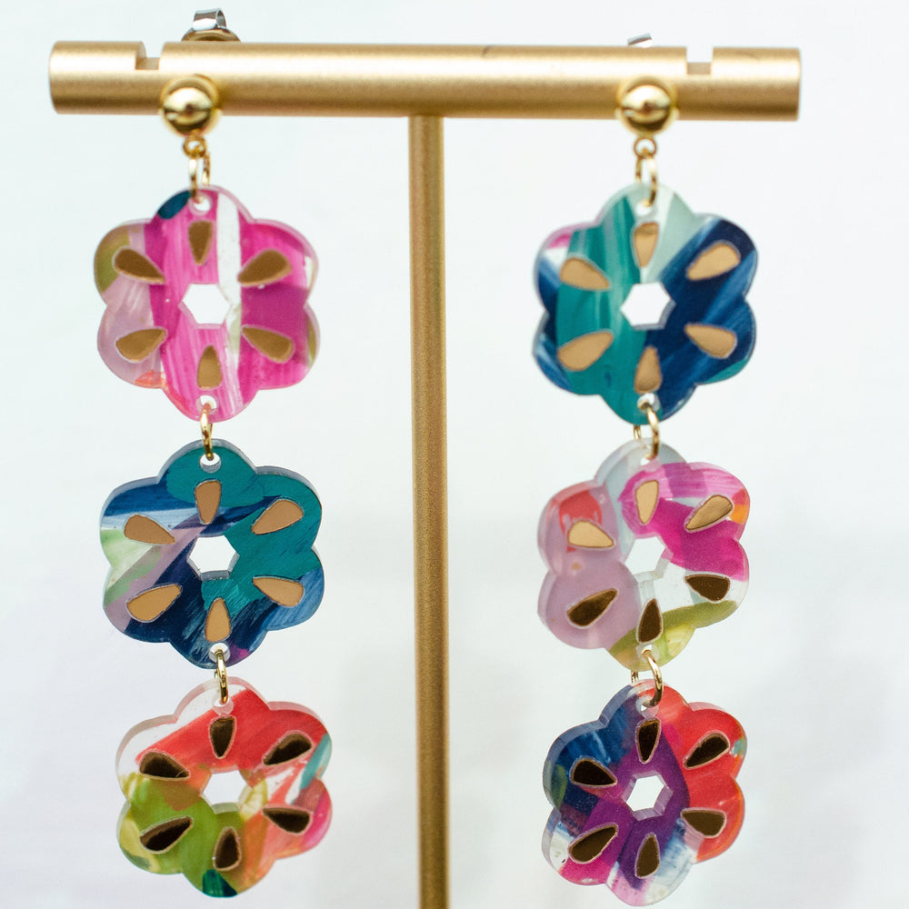 Delilah Flower Earrings