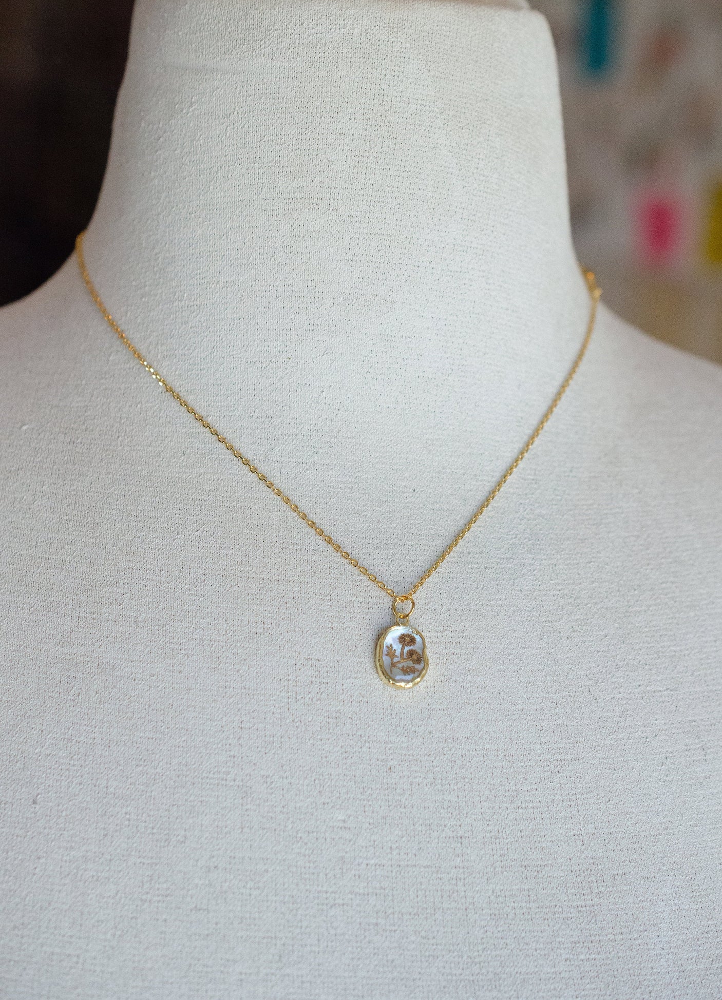 Pearl Flower Necklace