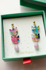Tulip Drop Earrings