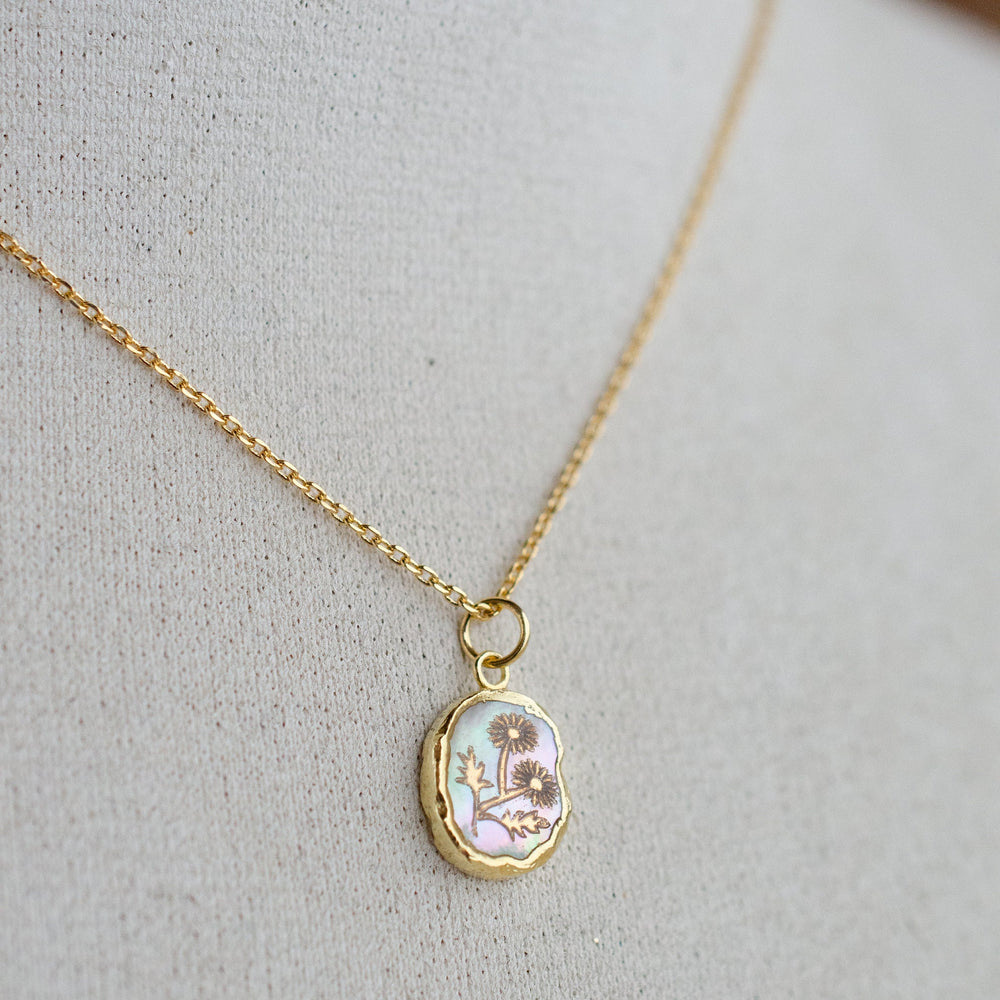 Pearl Flower Necklace