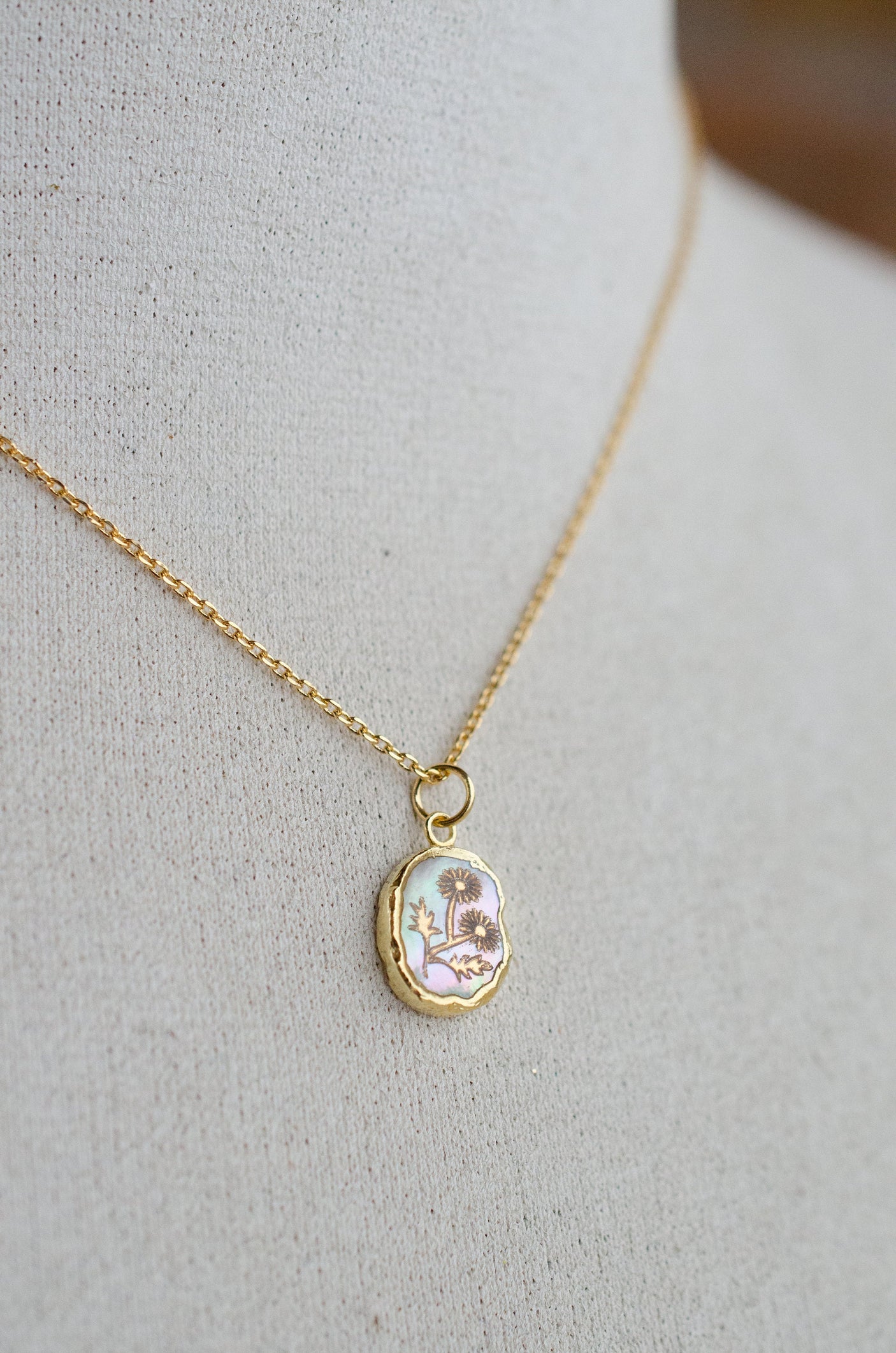Pearl Flower Necklace