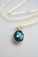 Apatite Star Necklace, Constellation Necklace, Astrology Necklace, Blue Gemstone Necklace, Dainty Celestial Necklace, Everyday necklace,
