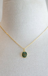 Emerald Snake Necklace
