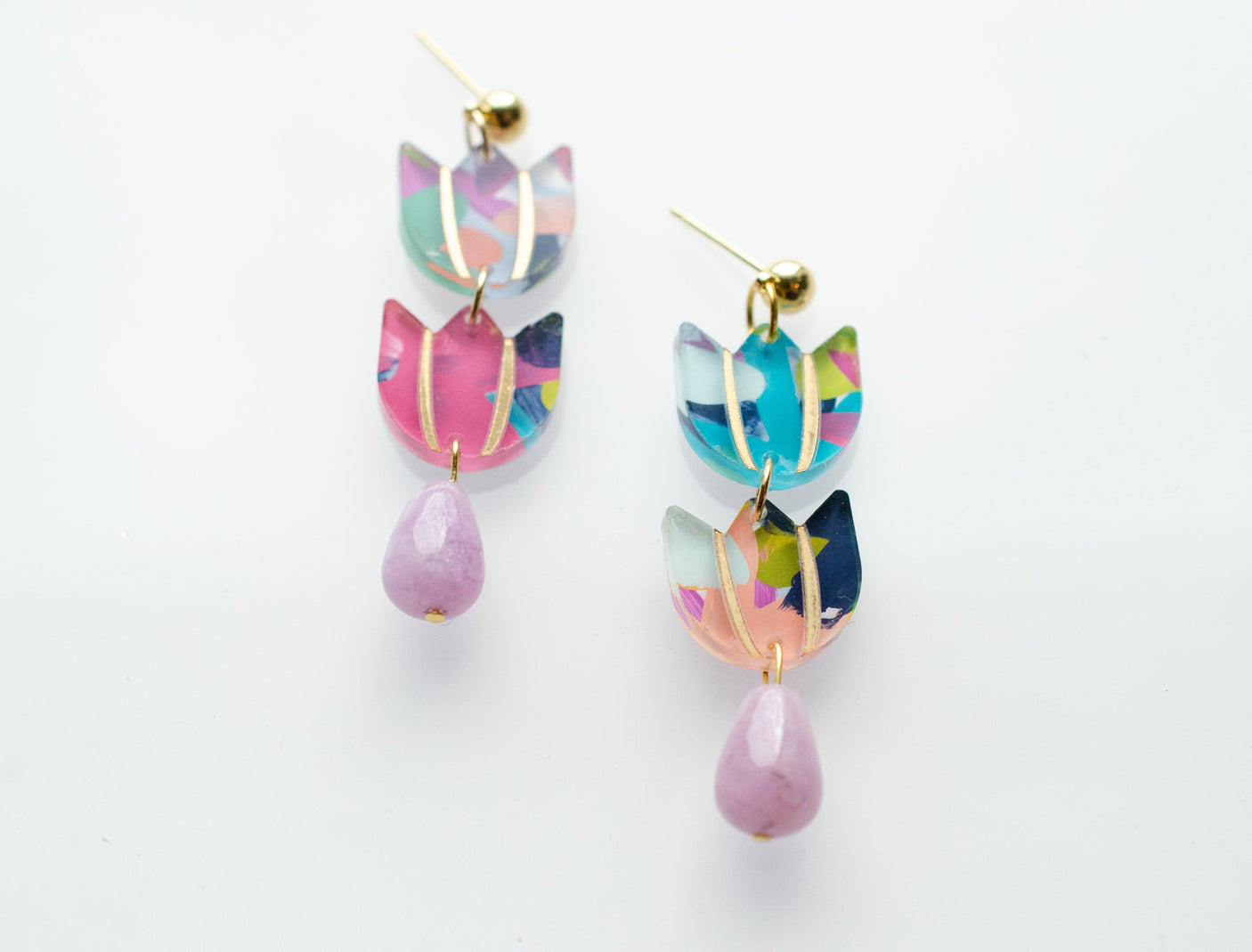 Tulip Drop Earrings