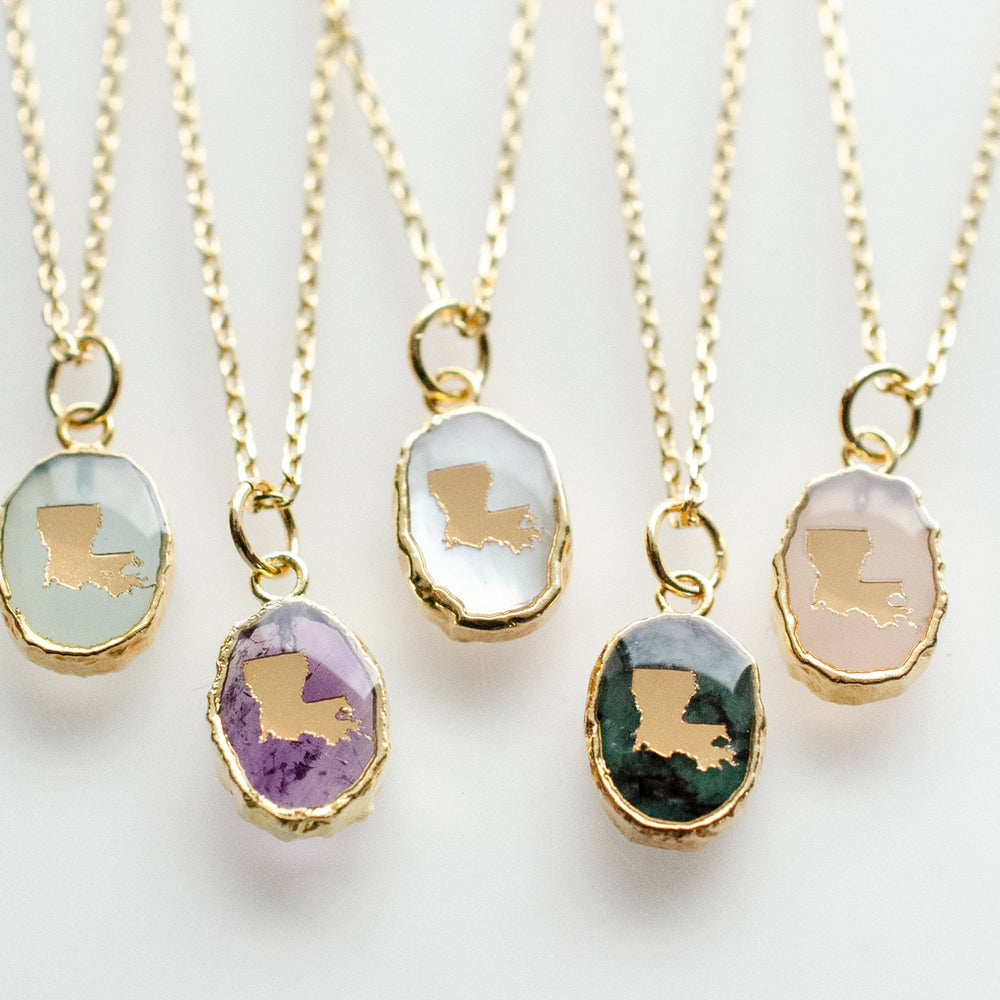 Louisiana Gemstone Necklace