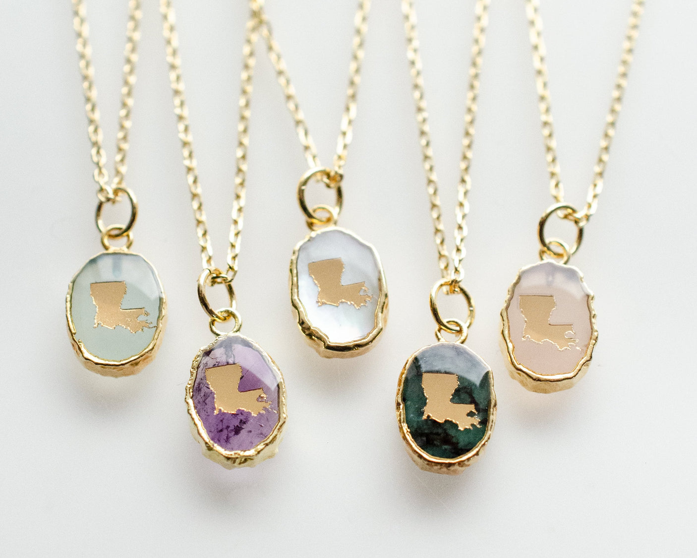 Louisiana Gemstone Necklace
