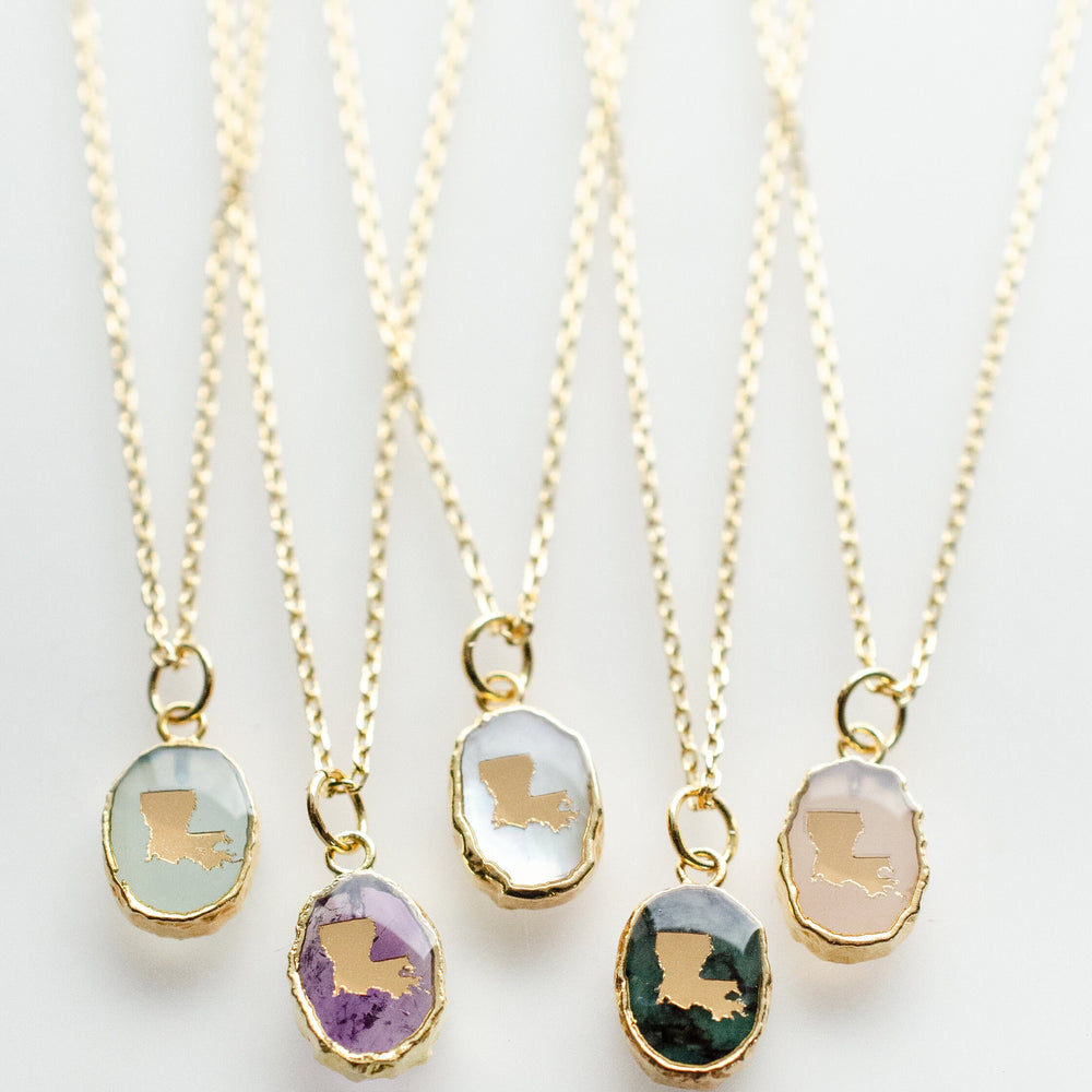 Louisiana Gemstone Necklace
